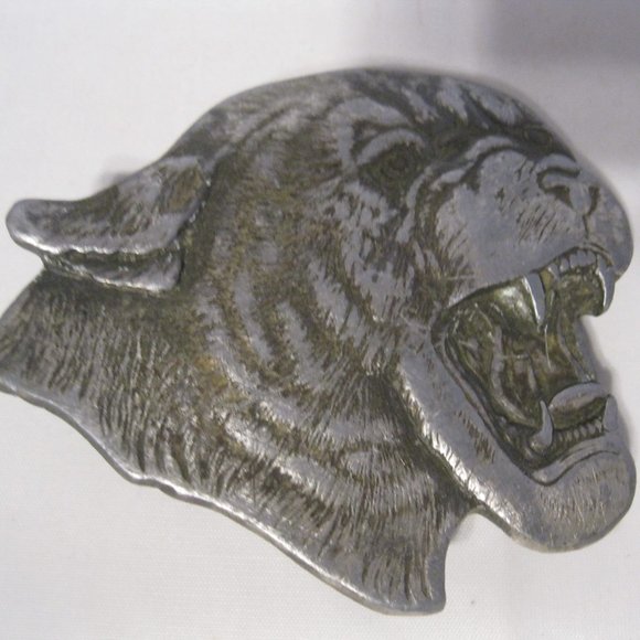 Bergamot Brass Work Mountain Lion 1977 Belt Buckle - Picture 8 of 8